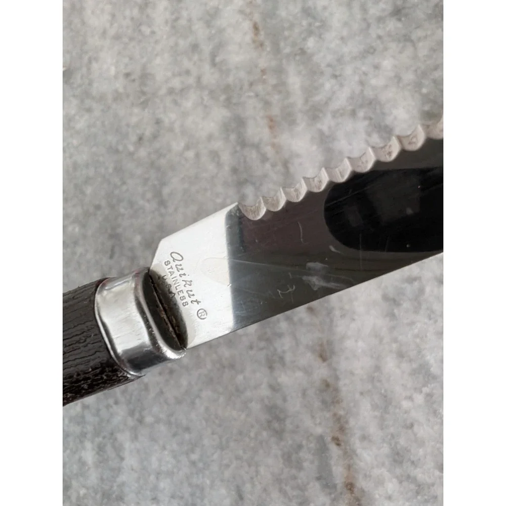 Vintage‎ Quikut Steak Knife Set Of 2